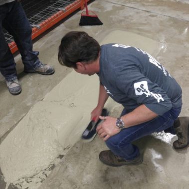 Flooring repair service