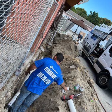 Repair Out door pipes
